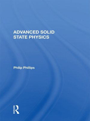 cover image of Advanced Solid State Physics